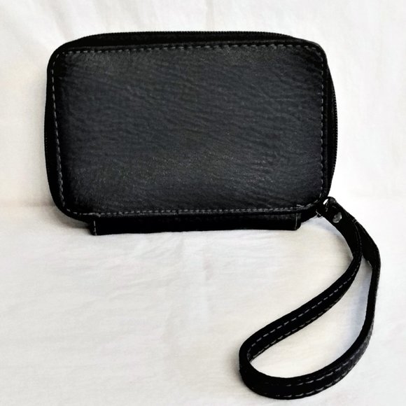 Vintage Jaclyn Smith Coin/Card Black Wallet - Picture 4 of 10